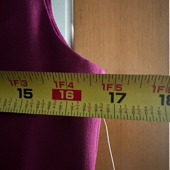 NWT~ Black Label by Evan-Picone Fuchsia Sleeveless Dress ~ Sz 6 - Picture 7 of 9